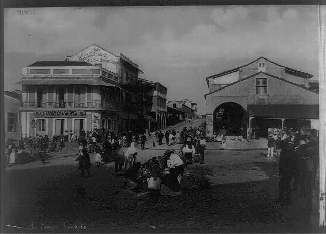 Tampico, [Mexico]: the plaza, 1884