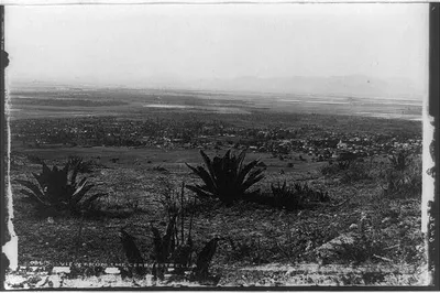 Photograph from 1884: [Mexico]: View from the Cerroestrella