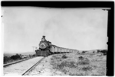 Railroad trains in Mexico - Marquez Summit, 1885
