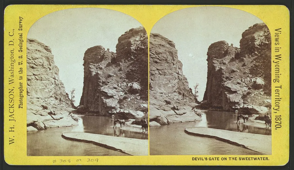 Devil's Gate on the Sweetwater, 1870
