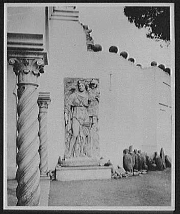 Statue of bas-relief recently exhumed from the ruins of Carthage and…, Tunisia, 1894