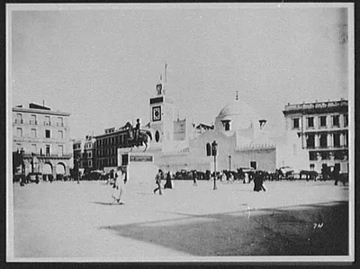 Algiers - the new Mosque Djamaa, El-Djedid, Algiers, Algeria, 1894