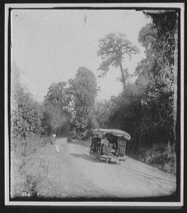 WTC [i.e. World Transportation Commission] on two special cars, East…, India, 1895