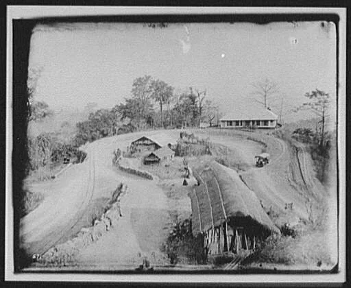 A switchback station loop on the East Bengal Railway, India, 1895