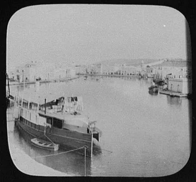 Bizerta - basin, or the inner harbor, of the old city of Biserta, Bizerta, Tunisia, 1894