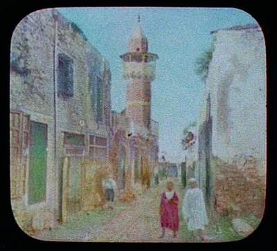Tunis - mosque in native quarter Bab el-allouch, Tunis, Tunisia, 1894
