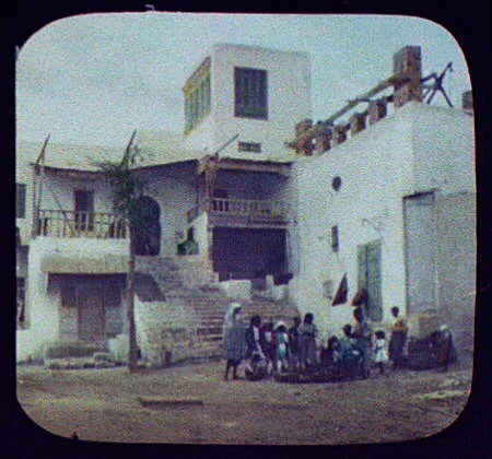 Tunis - a view in Sidi-bou-Said, Tunis, Tunisia, 1894