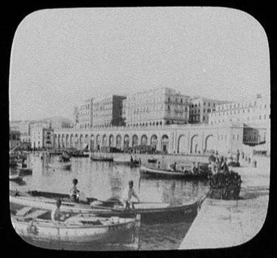 Algiers - the embankment and Boulevard de la Republique, Algiers, Algeria, 1894