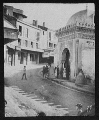 Algiers - street scene, Algeria, Algiers, 1894