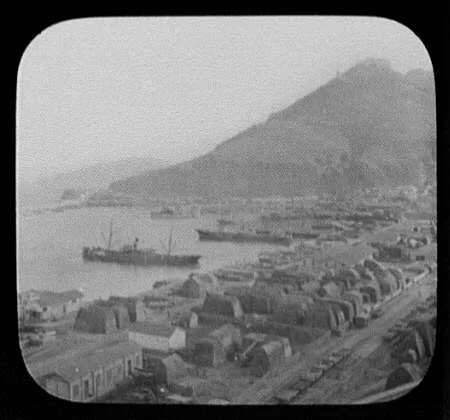 Oran - view of the harbor and citadel, Algeria, Oran, 1894