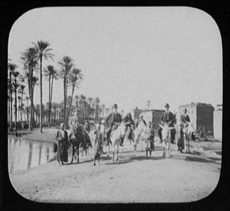 World Transportation Commission on the site of ancient Memphis, Egypt, Memphis, 1894