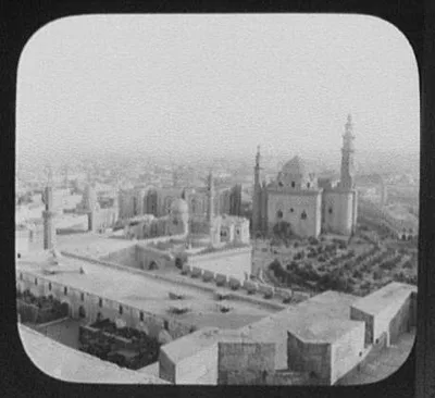 Cairo - panorama from the Citadel - left half, Cairo, Egypt, 1894