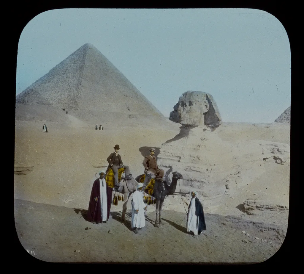 Pyramids and Sphinx, Egypt, Jizah, 1894