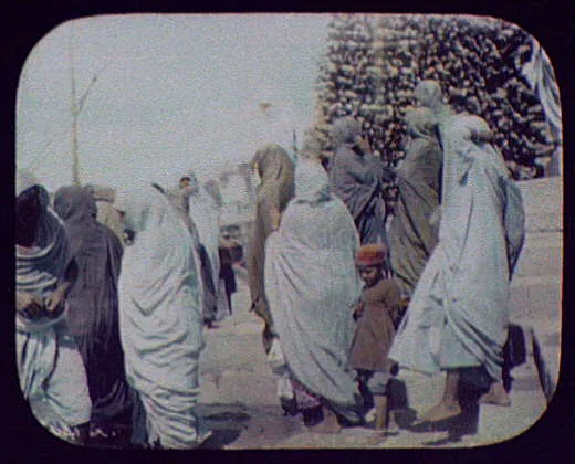 Group of Arabs around well - Sinai (?), Egypt, 1894