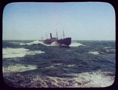 Steamer in the Arabian Sea near Bombay (?), 1895