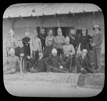 WTC [i.e. World Transportation Commission] posed with the 24th…, Pakistan, Chaman, 1895