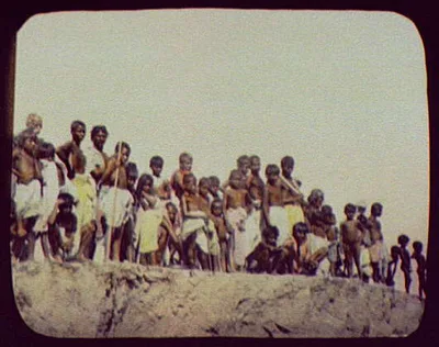 Large group of natives, India, 1895