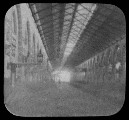 Lahore - interior of railway station, Lahore, Pakistan, 1895