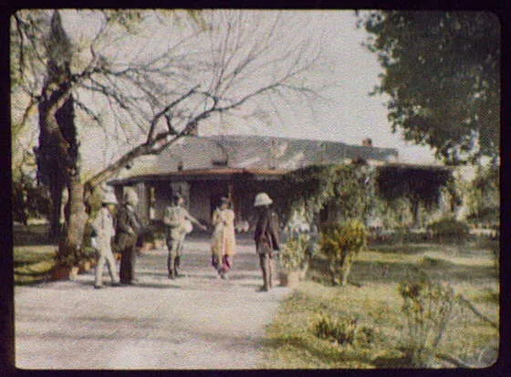 WTC [i.e. World Transportation Commission] and railway officials…, Peshawar, India, 1895