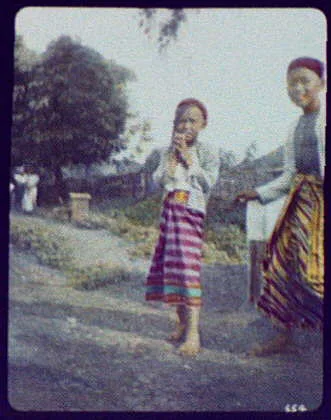 Two Burmese boys, Burma, 1895