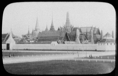 Bangkok - distant view of the King's palace, Thailand, Bangkok, 1895