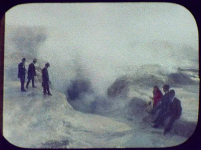 WTC [i.e. World Transportation Commission] members at the Crater of…, New Zealand, 1895