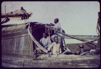 On a Chinese junk, China, 1895