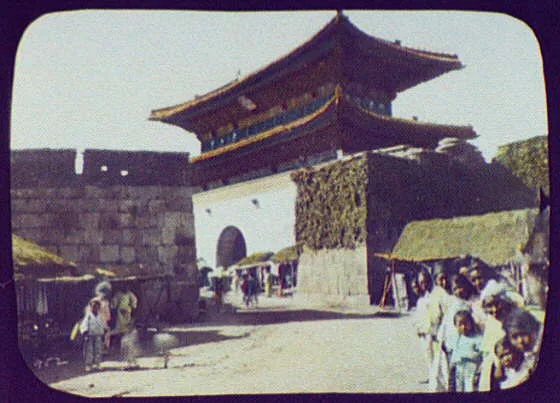 Seoul - street scene toward East Gate, Seoul, Korea, 1895
