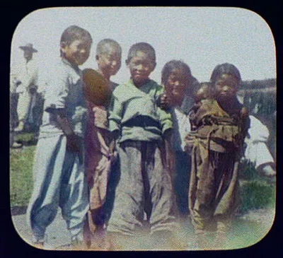 Group of children, Korea, 1895