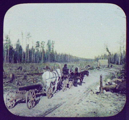 Clearing on the right-of-way of the Eastern Siberian Railway, A, 1895
