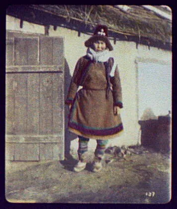 Wife of Goldi village chieftan, Siberia, 1895