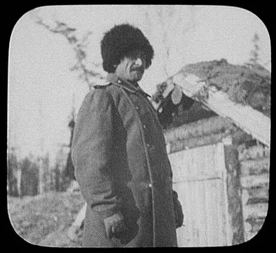 Lt. Koralesky, officer in charge of convicts at Khabarovsk; standing…, Russia, Khabarovsk, 1895