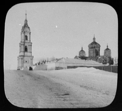 Vosnesenskaya, near Irkutsk - churches, Siberia, 1895