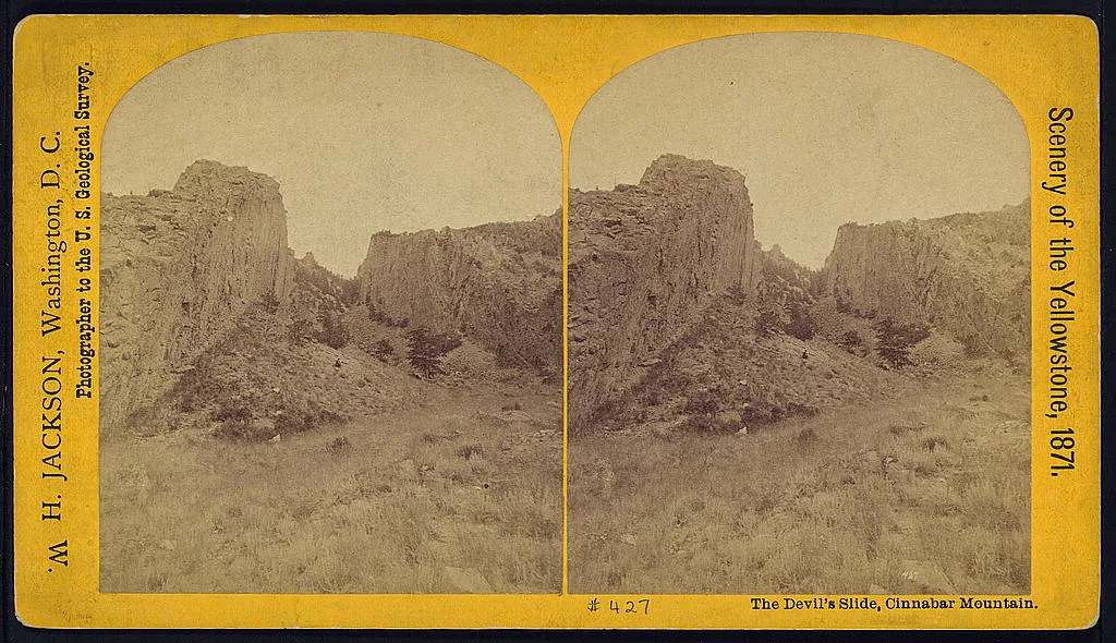 The Devil's Slide, Cinnabar Mountain, 1871
