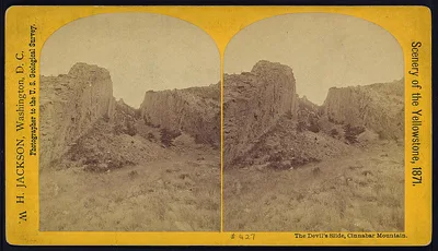 The Devil's Slide, Cinnabar Mountain, 1871