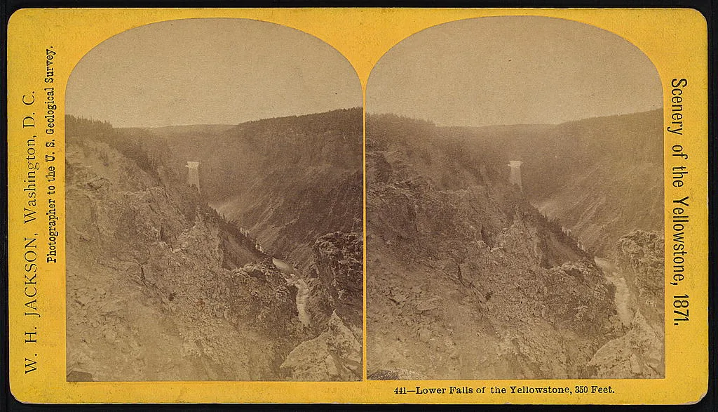 Lower Falls of the Yellowstone, 350 Feet, 1871