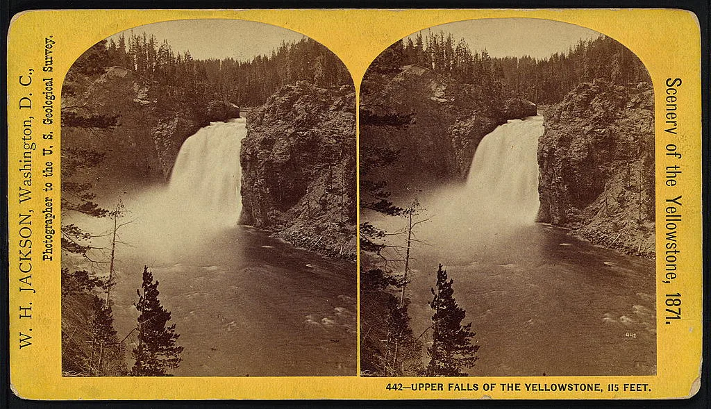 Upper Falls of the Yellowstone, 115 Feet, 1871