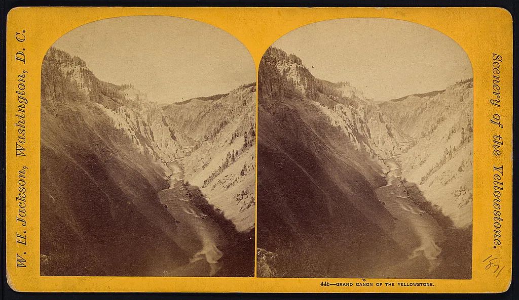 Grand Canyon of the Yellowstone, 1871