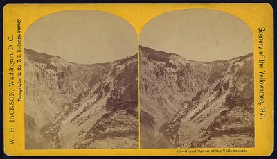 Grand Canyon of the Yellowstone, 1871