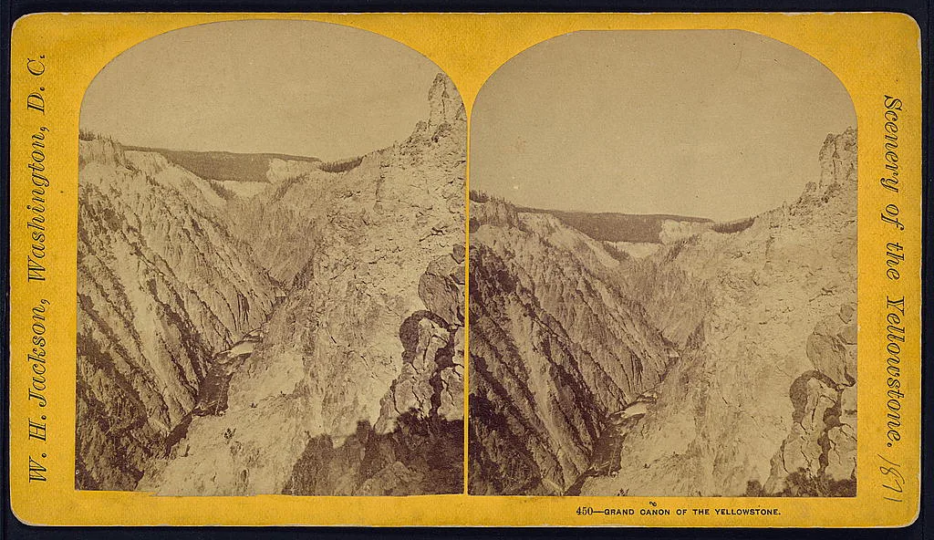 Grand Canyon of the Yellowstone, 1871