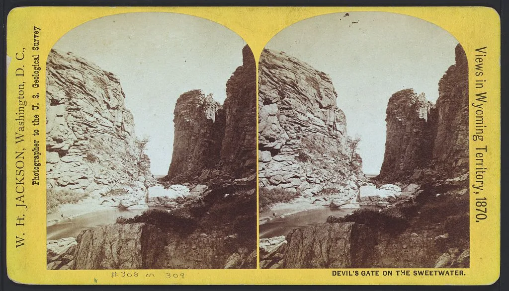Devil's Gate on the Sweetwater, 1870