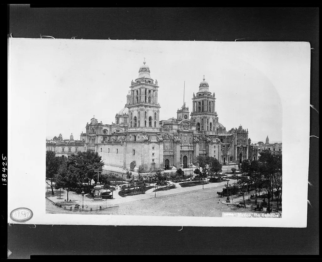 Mexico, the cathedral, 1884