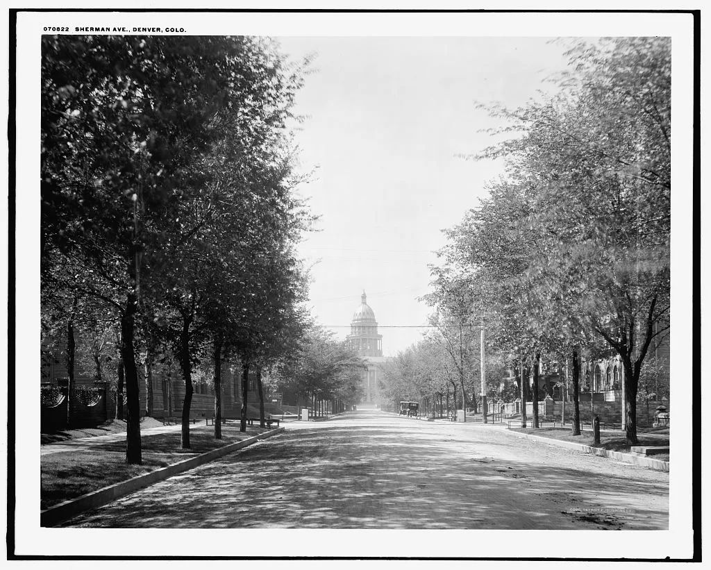 Sherman Ave., Denver, Colo, Colorado, 1900