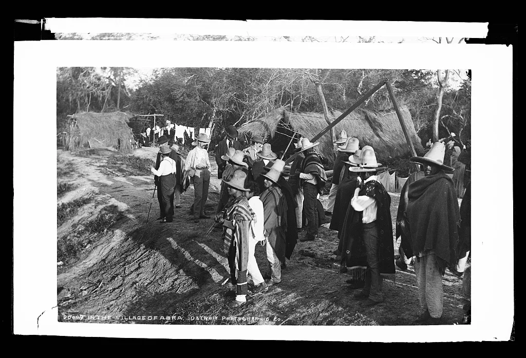 In the village Abra, Mexico, Abra, 1880