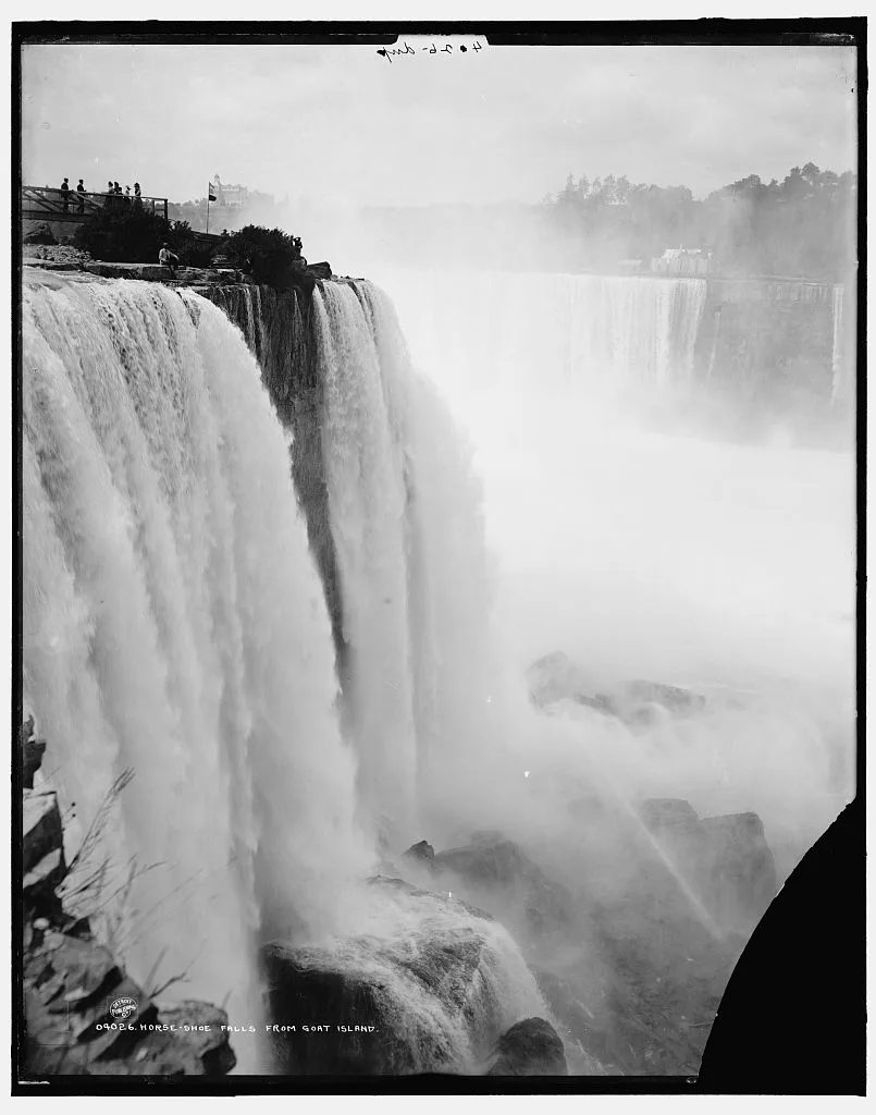 Horseshoe Falls from Goat Island, New York (State), 1880