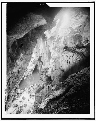 Interior, Choy Cave, Mexico, Choy, Mexico, 1880
