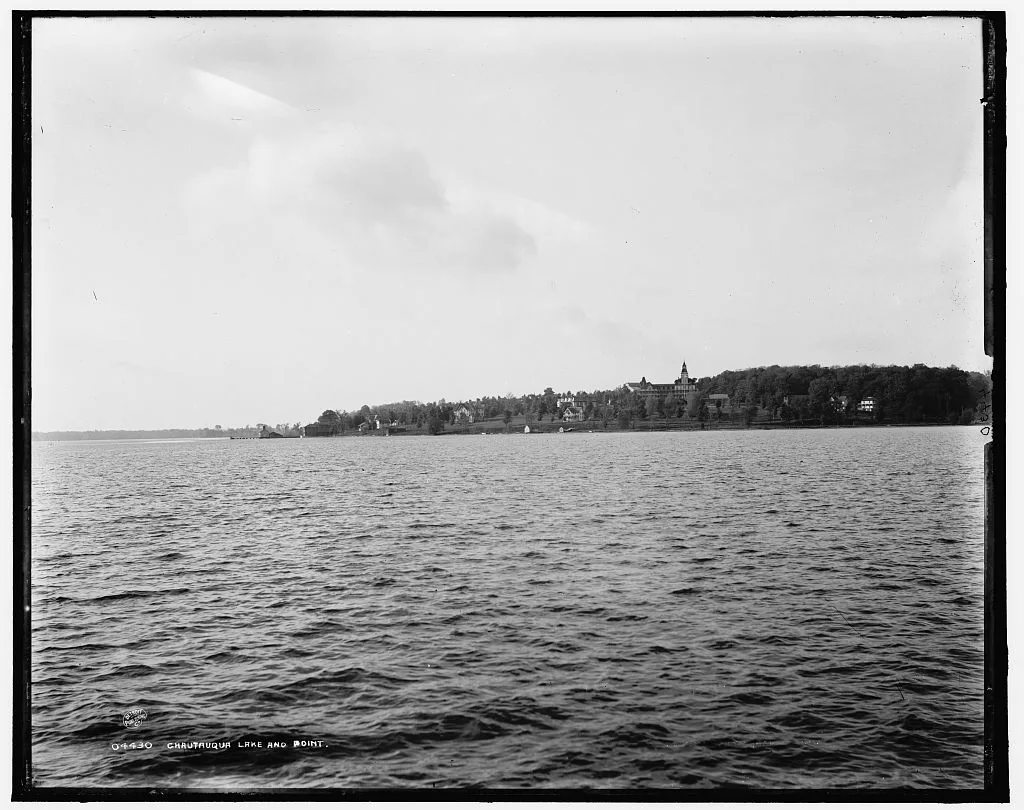 Chautauqua Lake and point, New York (State), 1880