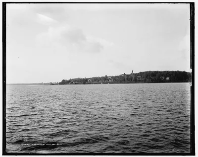 Chautauqua Lake and point, New York (State), 1880