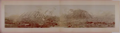 Photograph from 1893: Aspen and Aspen Mt
