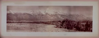 Teton Range, Wy, Wyoming, 1892